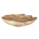 Organic Embrace - Outdoor Teak Bowl - Brown