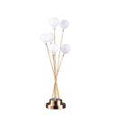 Six Light Globe Desk or Table Lamp - Yellow Gold