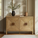 Paige - 2 Door Accent Cabinet With Adjustable Shelves - Natural - Madison Park - Accent Cabinets - Elite Enclave Home