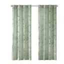 Leilani - Palm Leaf Burnout Window Sheer - Sage Green - Madison Park - Curtains & Drapes - Elite Enclave Home