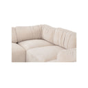 Matina - Classic L Modular Sectional - Oatmeal - Moe's Home Collection - Stationary Sectionals - Elite Enclave Home