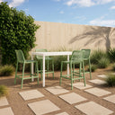 Mykonos - Outdoor Patio Stool (Set of 2) - Meridian Furniture - Stool Sets - Elite Enclave Home
