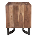 Bent - Nightstand - Natural Stain - Moe's Home Collection - Accent Nightstands - Elite Enclave Home