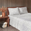 Flannel - Queen Sheet Set - Gray Moose