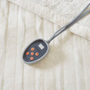 Heated Microlight to Berber - King Blanket - Ivory