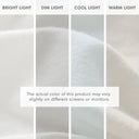 Cotton Blend Jersey Knit - Queen All Season Sheet Set - White