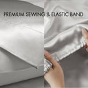 Satin - King Wrinkle Free Luxurious (Set of 6) - Light Gray