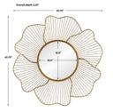 Blossom - Gold Floral Mirror