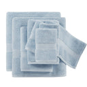 800GSM - 8 Piece Antimicrobial Towel Set - Light Blue - Madison Park Signature - Towel Sets - Elite Enclave Home
