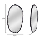 Foundry - Oval Mirror - Black - Moe's Home Collection - Wall Mirrors - Elite Enclave Home