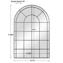 Grantola - Arch Iron Mirror - Black