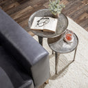 Elinor - Nesting Accent Tables (Set of 2) - Pearl Silver - Classic Home - Table Sets - Elite Enclave Home