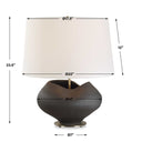 Nocturne - Table Lamp - Aged Black - Uttermost - Table Lamps- Elite Enclave Home