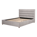 Takio - Queen Bed - Gray - Moe's Home Collection - Upholstered Beds - Elite Enclave Home