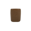 Maisie - Rolling Dining Chair Leather - Tan - Moe's Home Collection - Arm Chairs - Elite Enclave Home