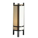 Cylinder Bedside Table Lamp - Black And Off-White