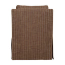 Luisa - Pinstripe Swivel Chair - Brown - Uttermost - Swivel Chairs - Elite Enclave Home