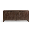 Braxton - 4 Door Cabinet - Tundra Brown - Classic Home - Sideboards - Elite Enclave Home