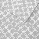 Cozy Flannel - Queen Printed Sheet Set - Gray Geo