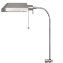 Adjustable Traditional Shaped Floor Lamp With Nickel Square Shade - Nickel - HomeRoots - Floor Lamps - Elite Enclave Home