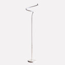 LED Novelty Curvy Spiral Floor Lamp - White - HomeRoots - Floor Lamps - Elite Enclave Home