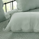 Tuscany - Twin 6 Piece Reversible Scalloped Edge Daybed Cover Set - Seafoam