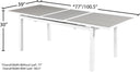 Nizuc - Outdoor Patio Extendable Dining Table - Meridian Furniture - Dining Tables- Elite Enclave Home