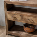 Mattai - 4 Drawer Console Table - Natural - Classic Home - Console Tables - Elite Enclave Home