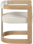 Manchester - Dining Chair - Natural Frame - Meridian Furniture - Arm Chairs - Elite Enclave Home