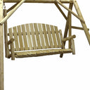 87" x 70" x 65" Swing Chair - Natural