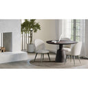 Myron - Dining Table - Dark Sheesham - Moe's Home Collection - Dining Tables - Elite Enclave Home