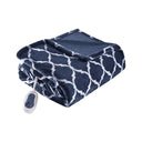 Heated Ogee - Throw - Indigo - Beautyrest - Heated Throws - Elite Enclave Home