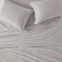 Blend Jersey Knit - 4 Piece Full All Season Sheet Set - Gray