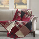 Sunset - Quilted Throw Blanket - Red - Woolrich - Throws- Elite Enclave Home