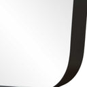 Caspian - Curved Black Dressing Mirror