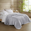 Bamboo Cotton - King Rayon From Blanket - Gray - Madison Park - Blankets - Elite Enclave Home