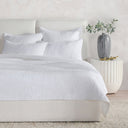 Danica - Euro Sham - White - Bone - Classic Home - Quilts & Shams- Elite Enclave Home