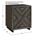 Barrett - Oak Cabinet - Dark Charcoal