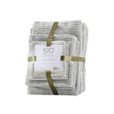 Big Bundle - Quick Dry 12 Piece Bath Towel Set - Silver - 510 Design - Towel Sets - Elite Enclave Home
