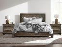 Loft Brown - 2 Drawer Nightstand - Two Tone Gray / Brown