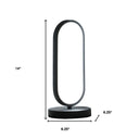 Metal Desk LED Table Lamp - Black - HomeRoots - Table Lamps - Elite Enclave Home