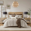 Chapman - 9 Piece King Comforter Set - Nuetual Ivory