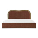 Camilla - King Bed - Chestnut - Moe's Home Collection - Upholstered Beds - Elite Enclave Home