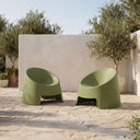Nolla - Outdoor Accent Chair (Set of 2) - Green - Moe's Home Collection - Chair Sets - Elite Enclave Home