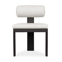 Bolster Back - Outdoor Dining Chair - White
