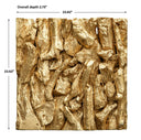 Rio - Wood Wall Décor - Gold