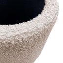 Tara - Round Storage Ottoman - Beige - Chapel Hill - Storage Ottomans - Elite Enclave Home