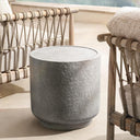 Sania - Outdoor Round Accent Table - Dark Gray - Classic Home - Accent Tables - Elite Enclave Home