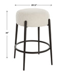 Arles - Counter Stool - Uttermost - Counter Height (24" - 27") - Elite Enclave Home