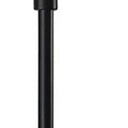 Tailored Metal Torchiere With Bright Illumination - Black - HomeRoots - Floor Lamps - Elite Enclave Home